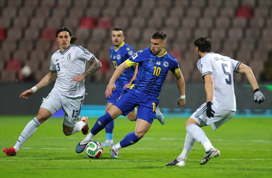 Bosnia-Herzegovina vs Italy (01:45 – 01/04) | Xem lại trận đấu